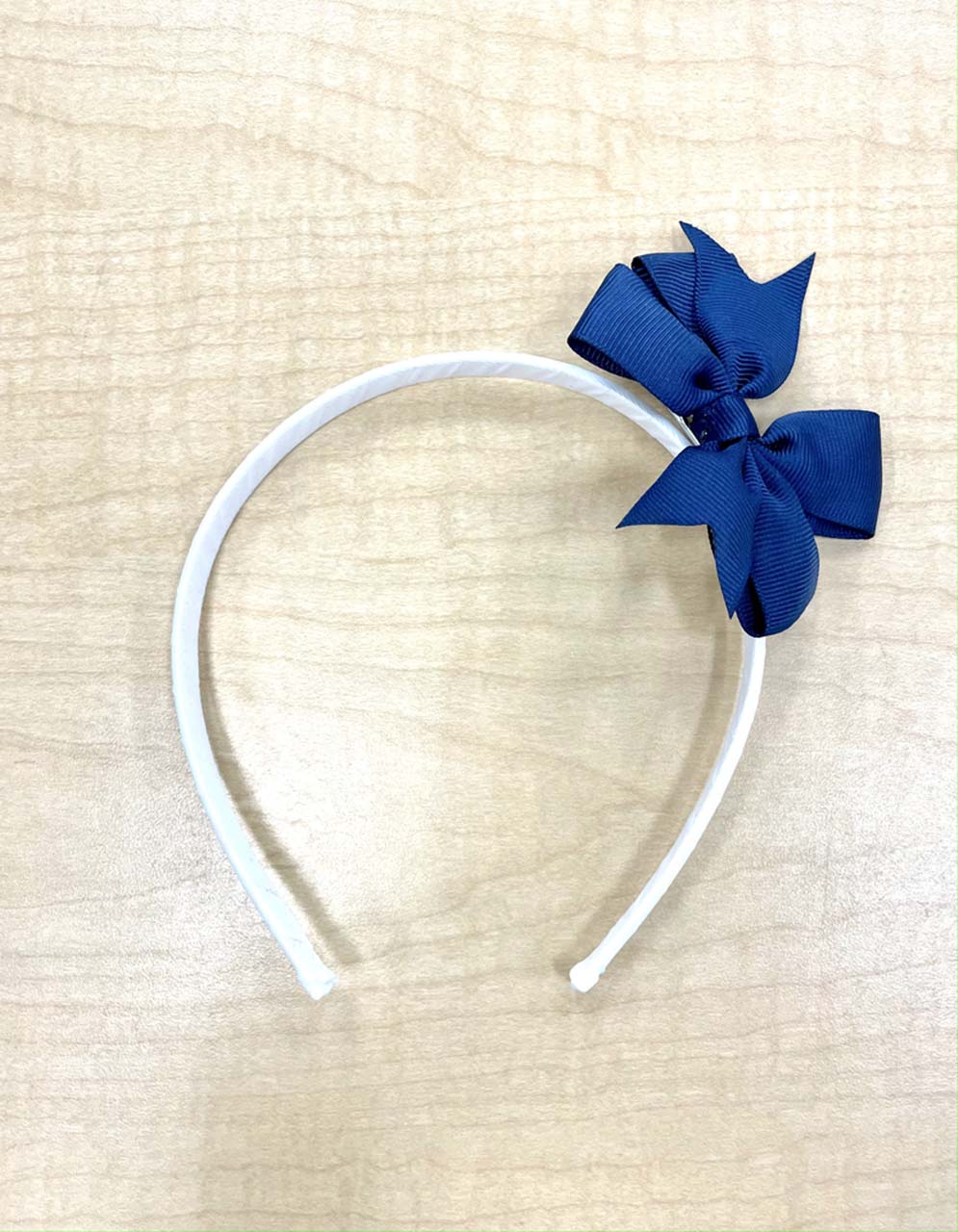 Double Ribbon Bow – Light Blue/ Navy with Bottle Cap – Mother Teresa of  Calcutta Catholic School