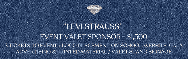 "Levi Strauss" Event Valet Sponsor