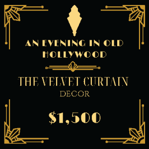 THE VELVET ROPE SOCIETY - THE VELVET CURTAIN DECOR SPONSOR